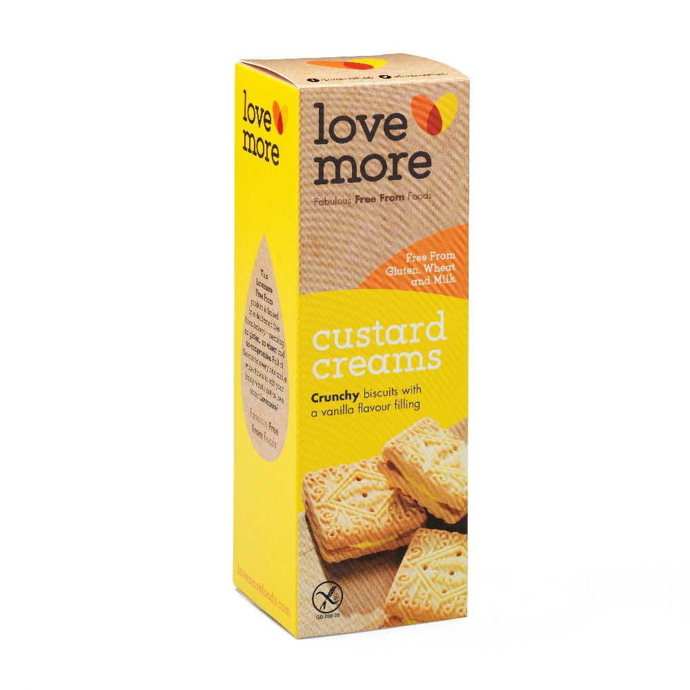 Lovemore Gluten Free Custard Creams (125g)