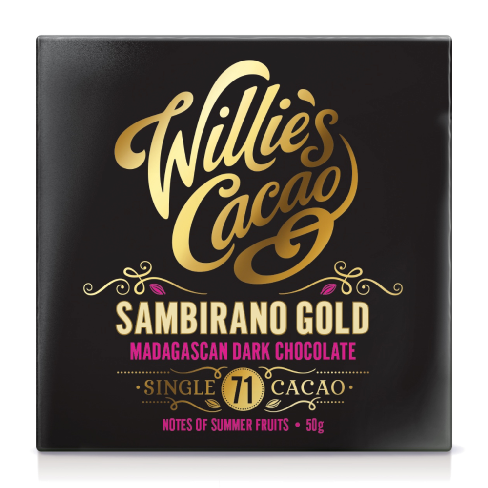 Willies Cacao Sambirano Gold Madagascan Dark Chocolate (50g)