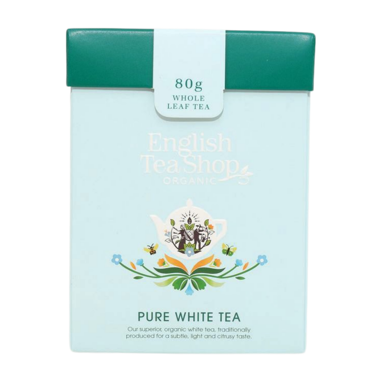 English Tea Shop Organic Pure White Whole Leaf Tea (80g)