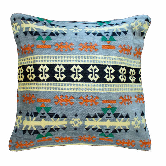 Charcoal Kilim Cushion Cover