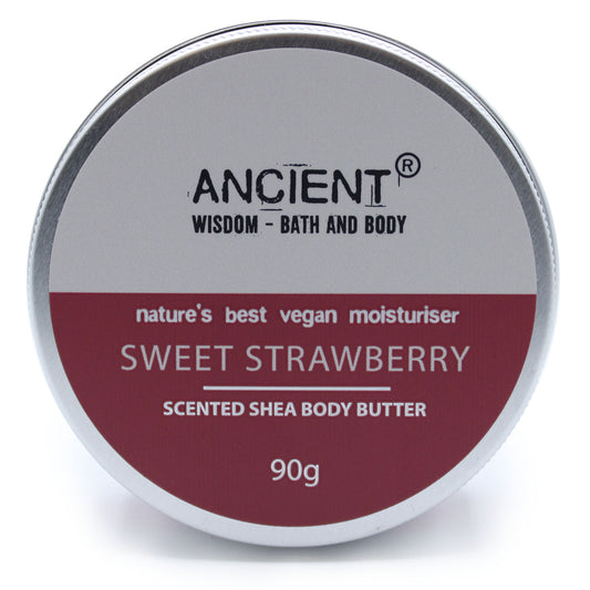 Scented Shea Body Butter - Sweet Strawberry