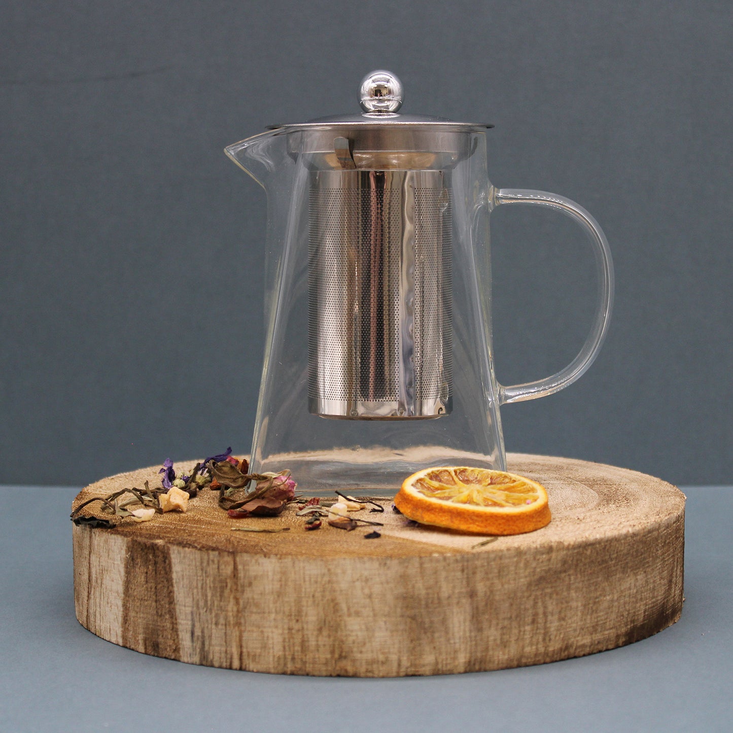 Glass Infuser Teapot - Tower Shape 750ml