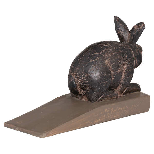 Wooden Rabbit Doorstop