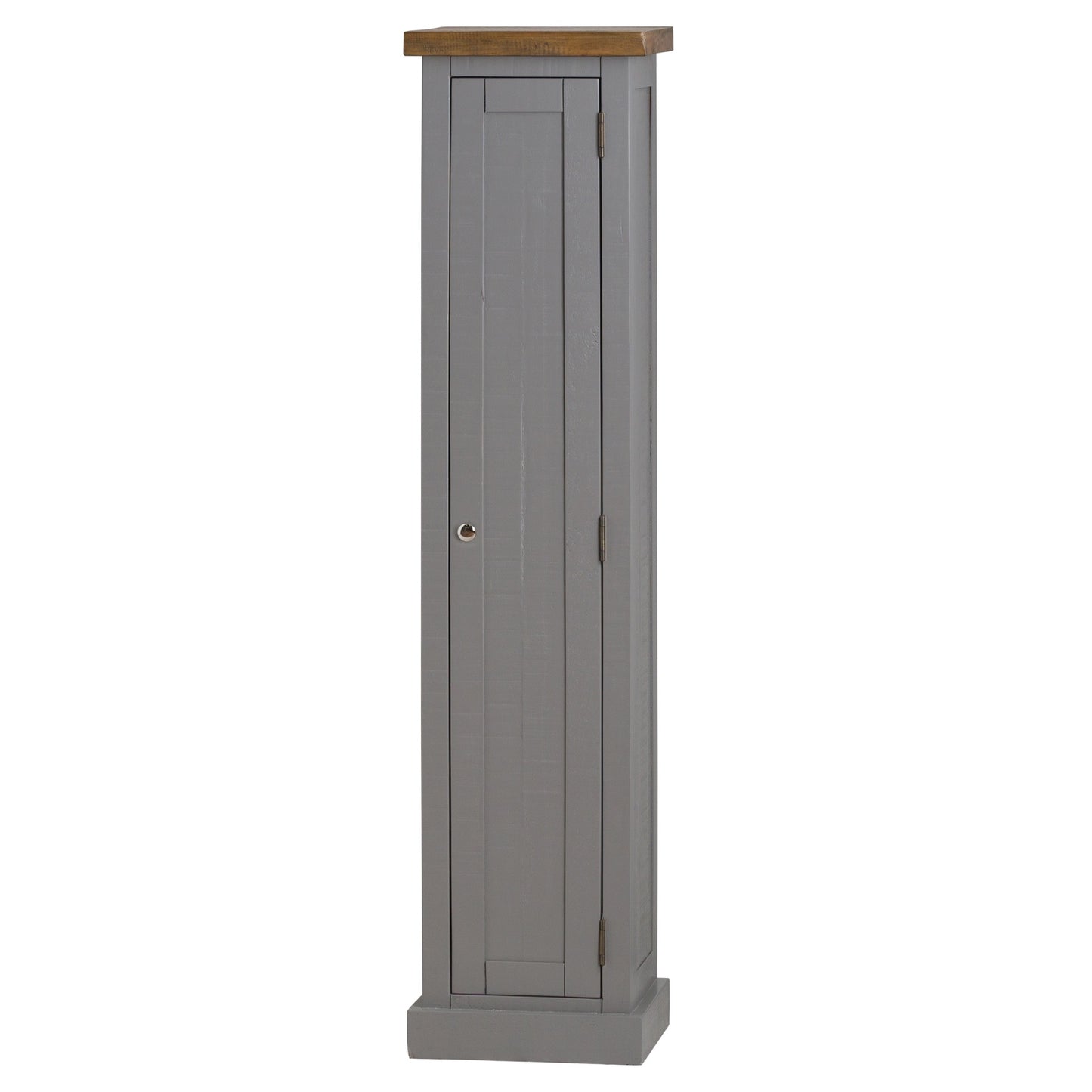 Grey Painted Narrow Cabinet