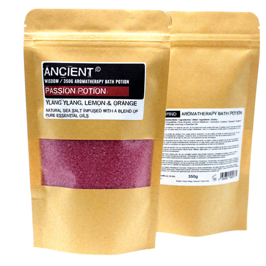 Bath Potion in Kraft Bag 350g - Passion