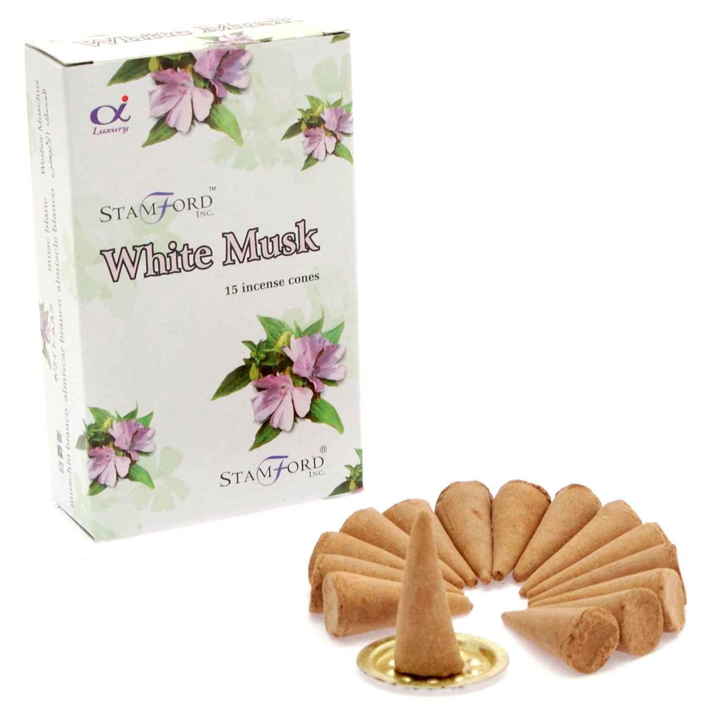 Stamford Incense Cones - White Musk