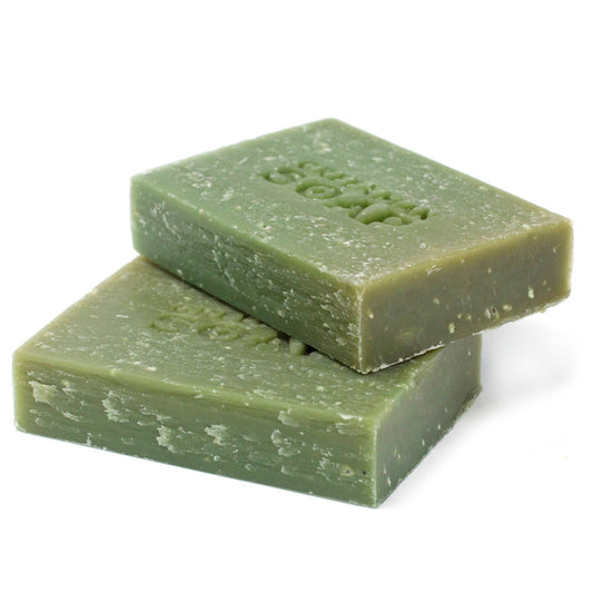 Greenman Soap Slice 100g -  Gardener's Scrub - Lemon & Basil