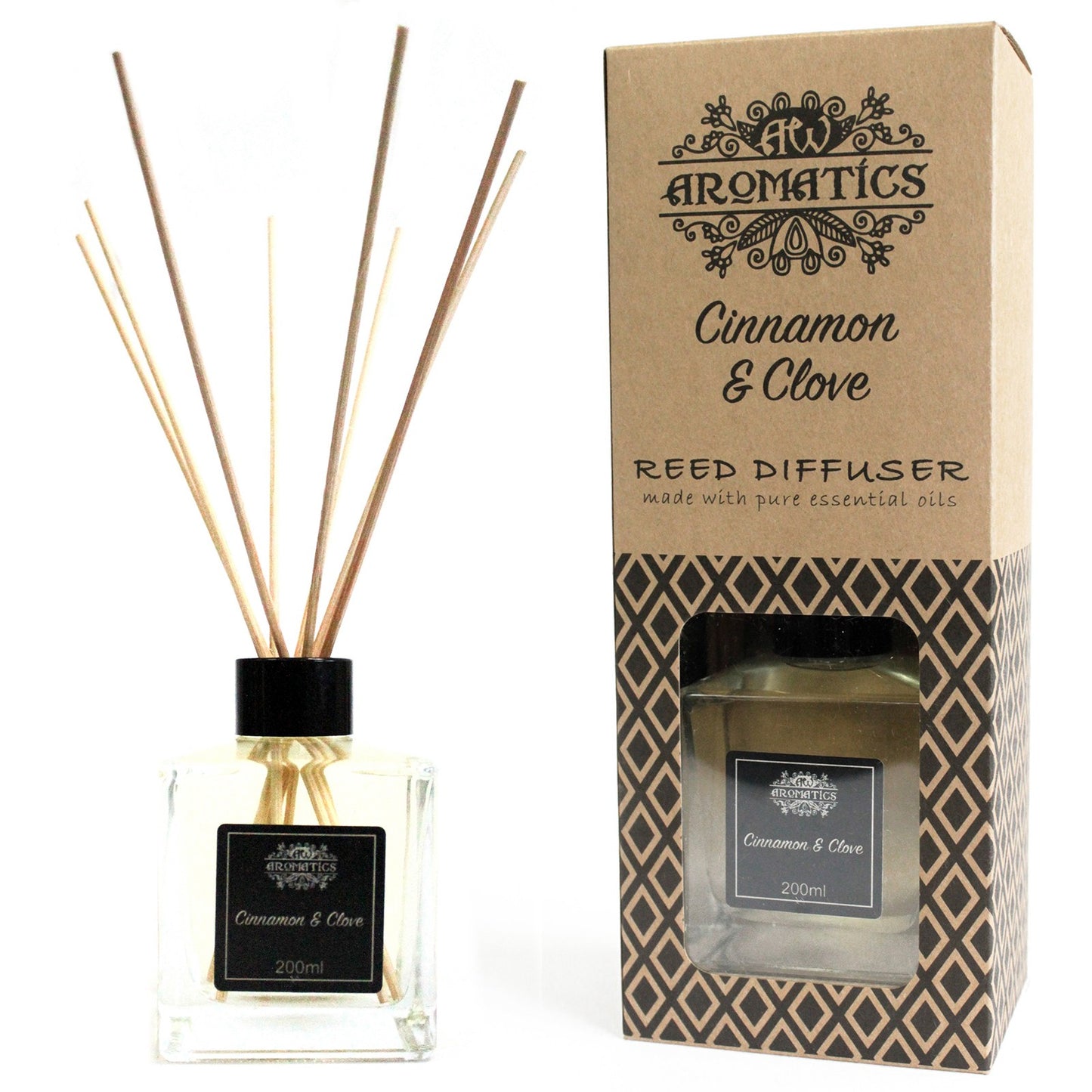 Cinnamon & Clove Essential Oil Reed Diffuser - 200ml