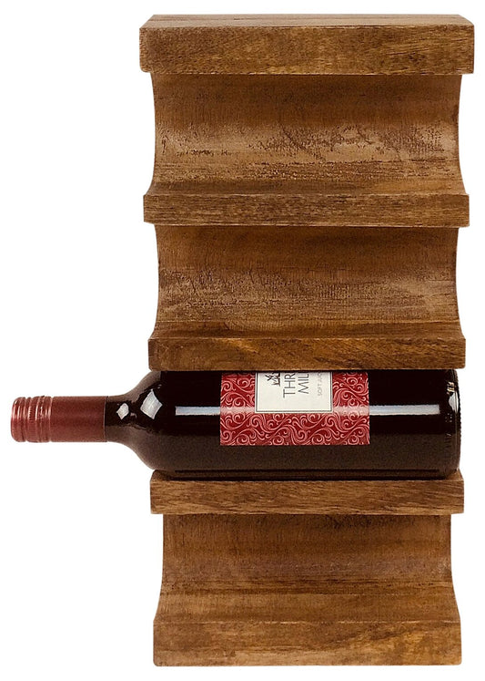 Wall Mounted Wooden Wine Rack