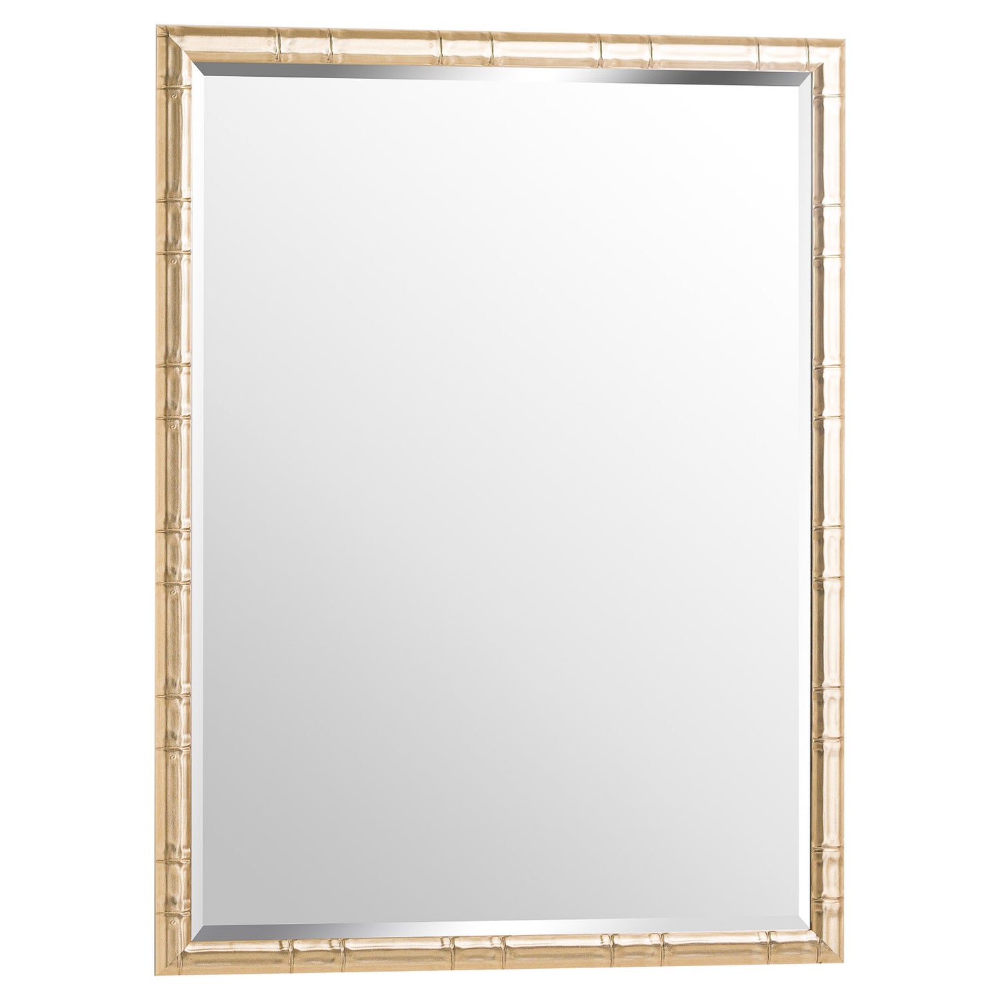 Large Brass Framed Mirror