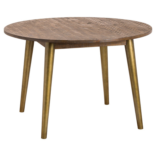 Gold Circular Dining Table