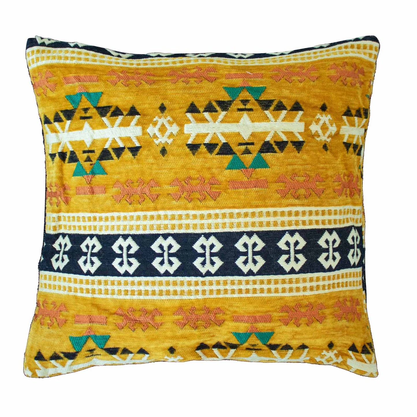 Yellow Kilim Cushion Cover