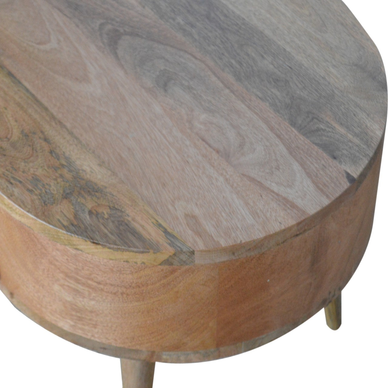 Circular Solid Wood  Coffee Table