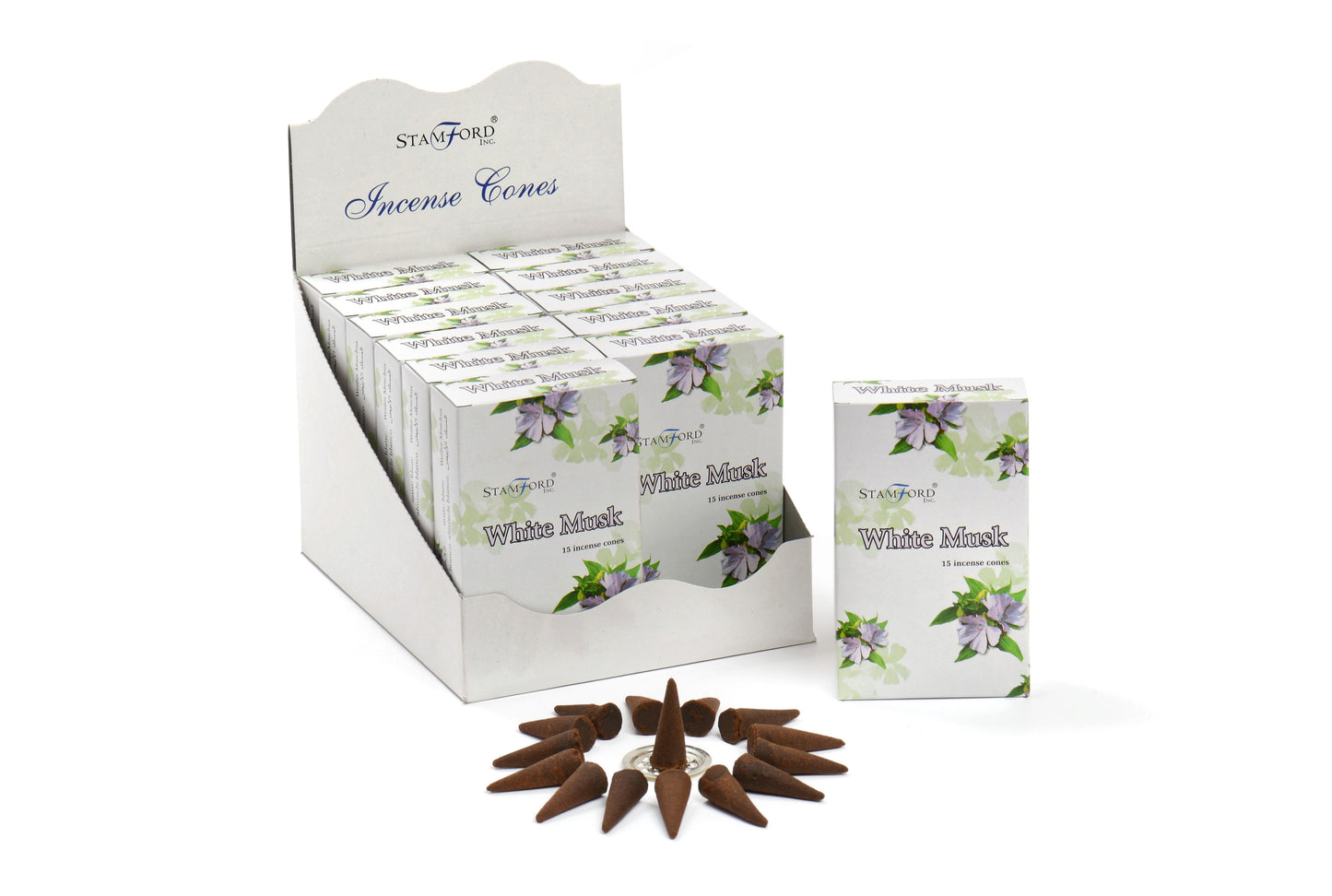 Stamford Incense Cones - White Musk