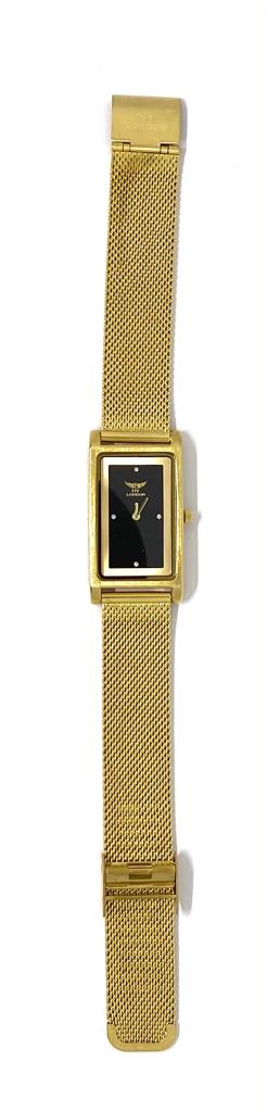 NY London Ladies Rectangular Metal Watch PI-7596