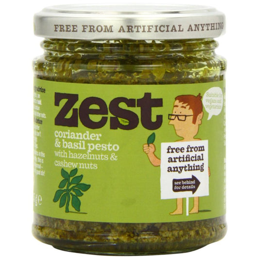 Zest Vegan Coriander & Basil Pesto (165g)