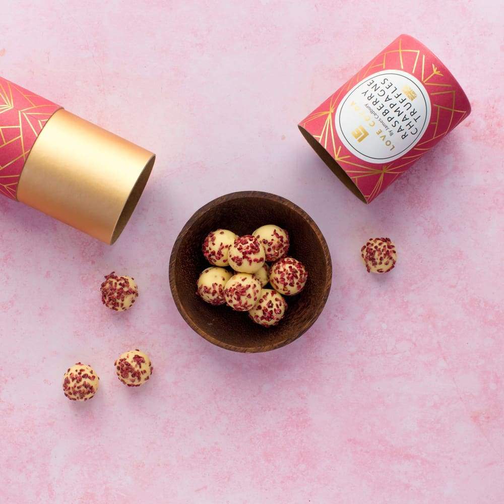 Love Cocoa Raspberry Champagne Truffles (150g)