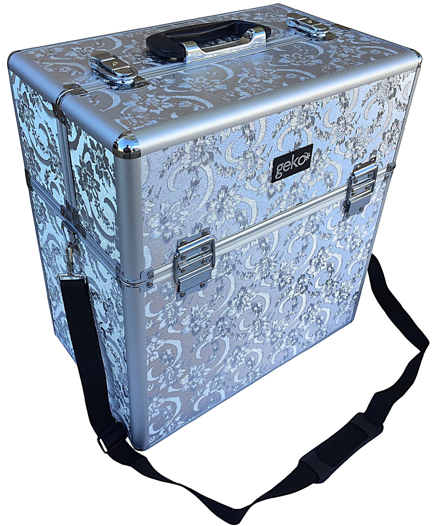 Silver Leaf Vanity Case 40cm