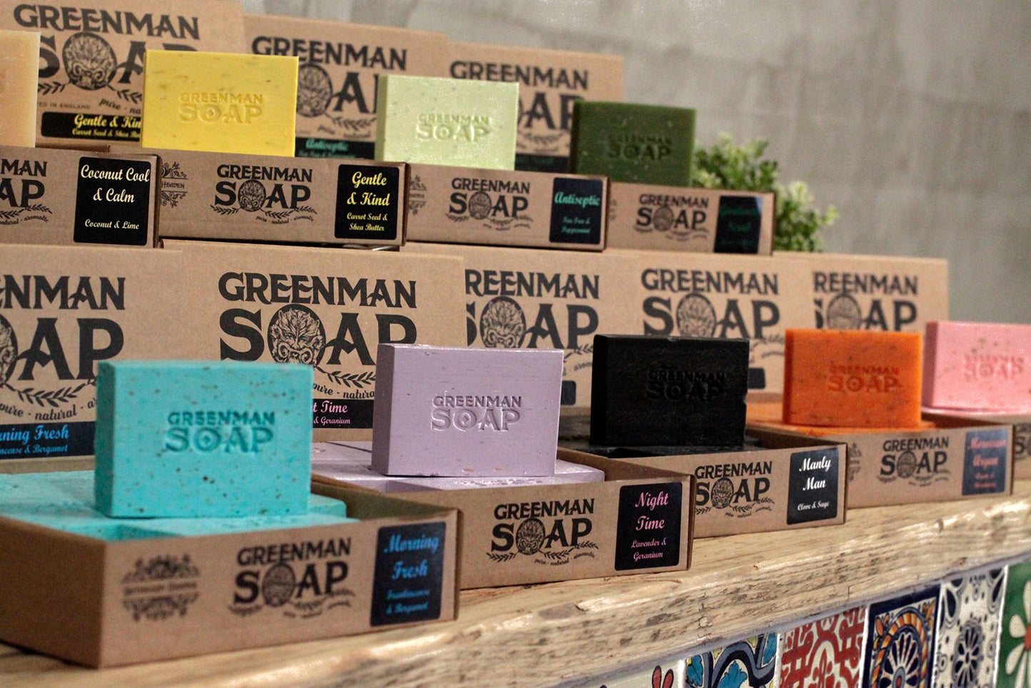 Greenman Soap Slice 100g -  Moroccan- Argan & Rosemary