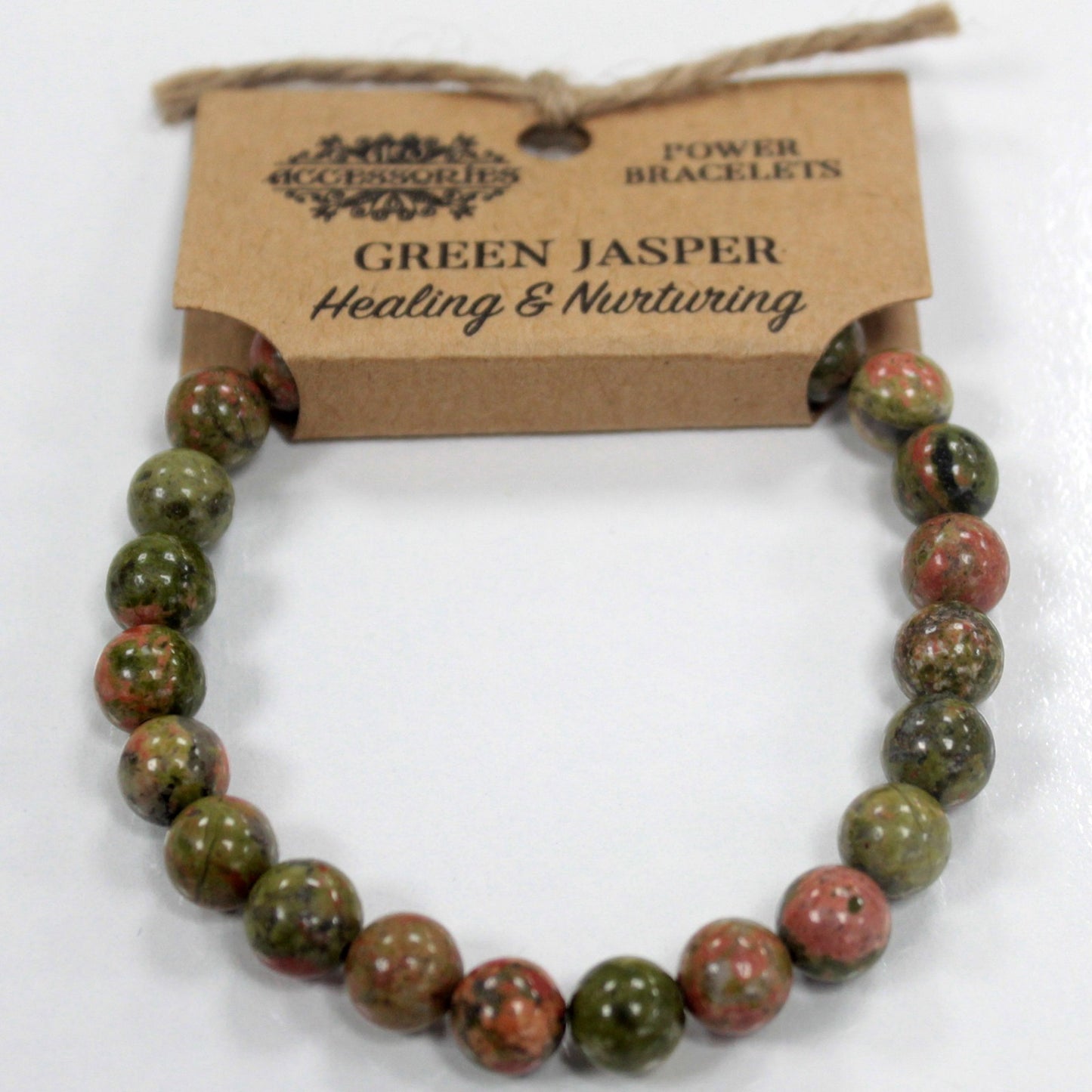 Power Bracelet - Green Jasper