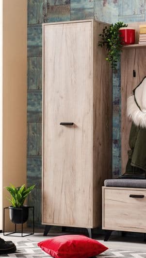 Oak Slim Wardrobe