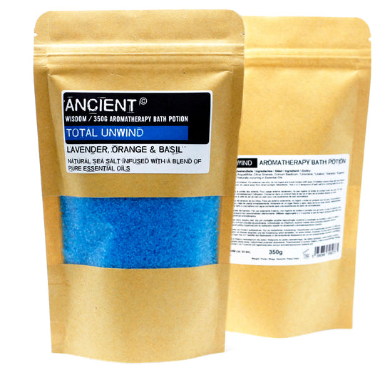 Bath Potion in Kraft Bag 350g - Total Unwind