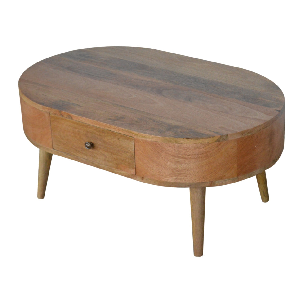 Circular Solid Wood  Coffee Table