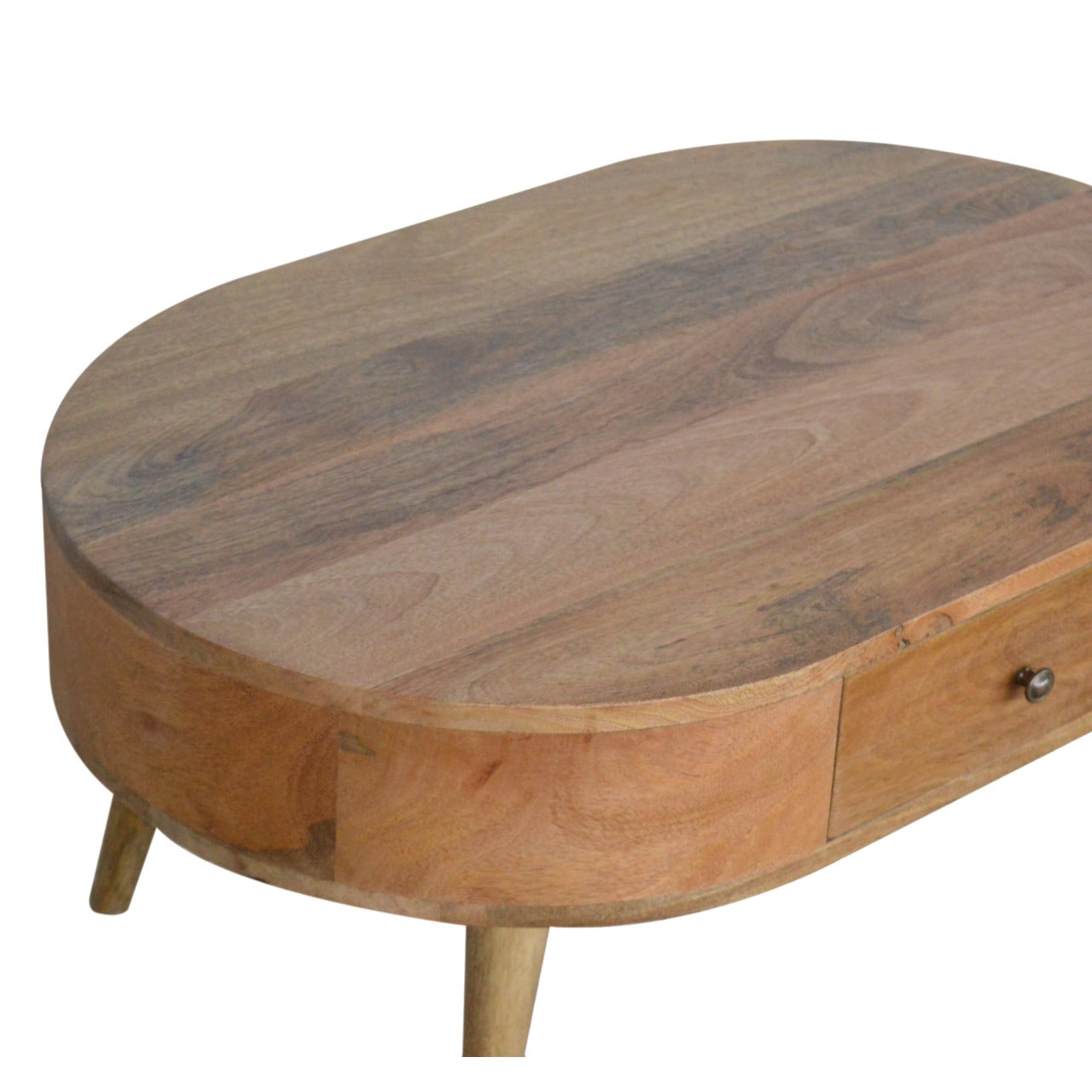 Circular Solid Wood  Coffee Table