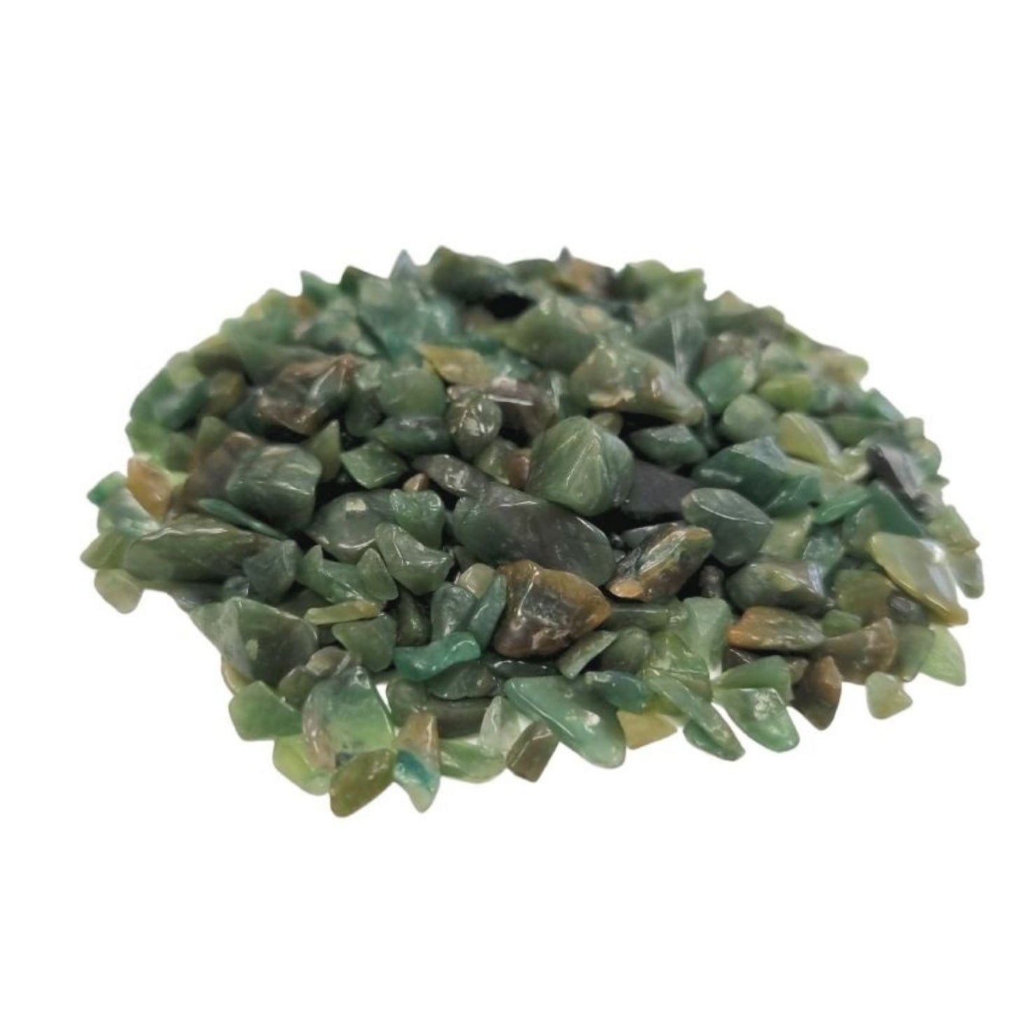 Green Avenurine Gemstone Chips  - 1kg