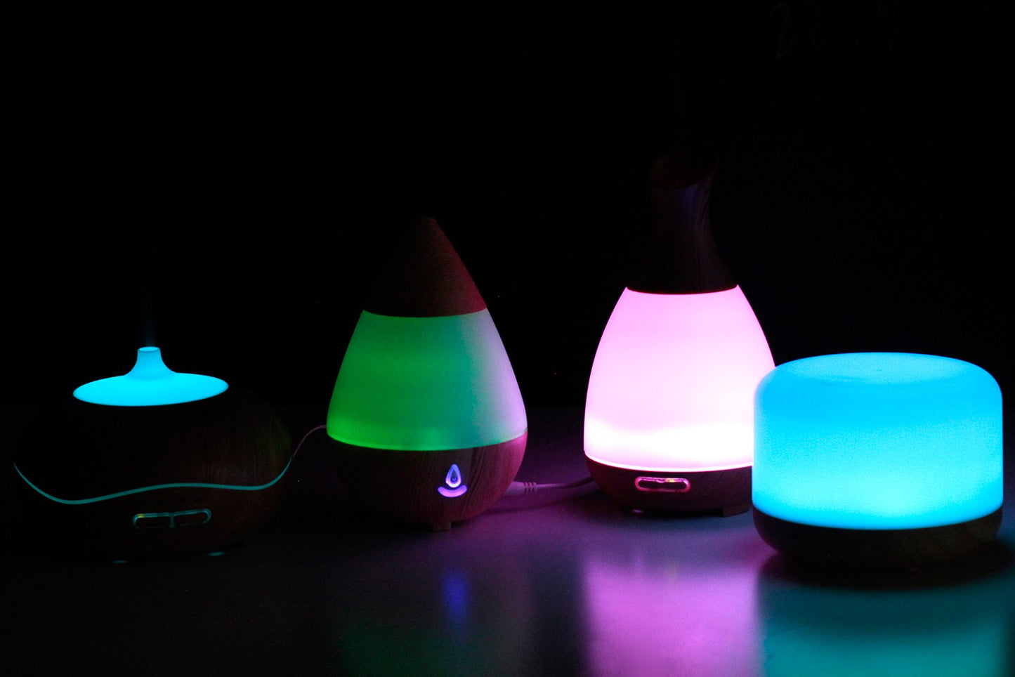 Teardrop Aroma Atomiser - USB - LED Colours