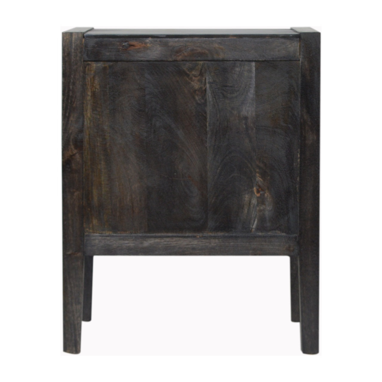 TOKYO - Three Drawer Mango Wood Midnight Blue Print Bedside