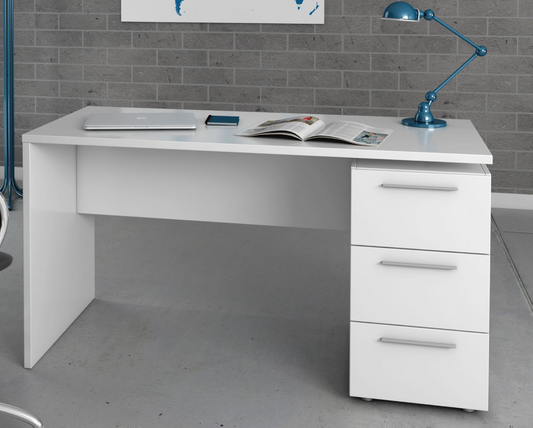 Artic White Computer Office Desk Table