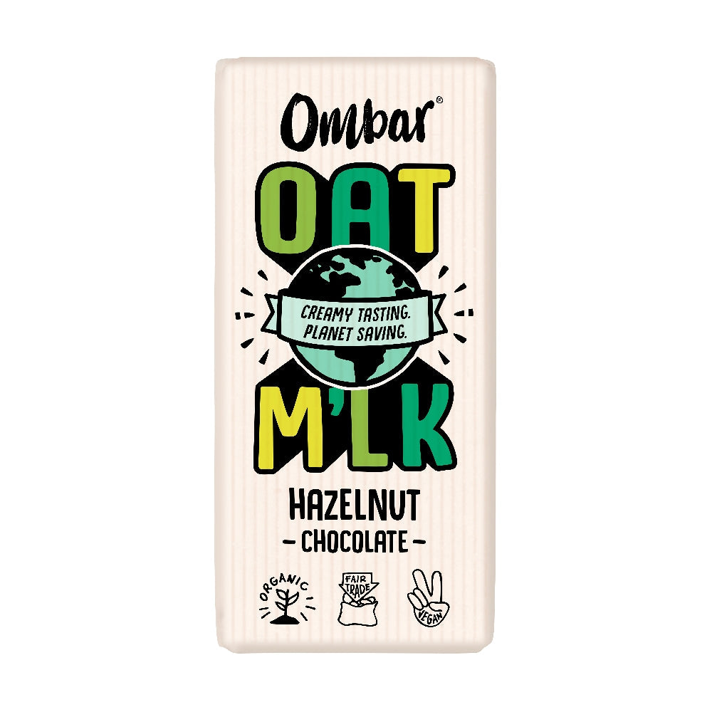 Ombar Oat M'lk Hazelnut Chocolate Bar