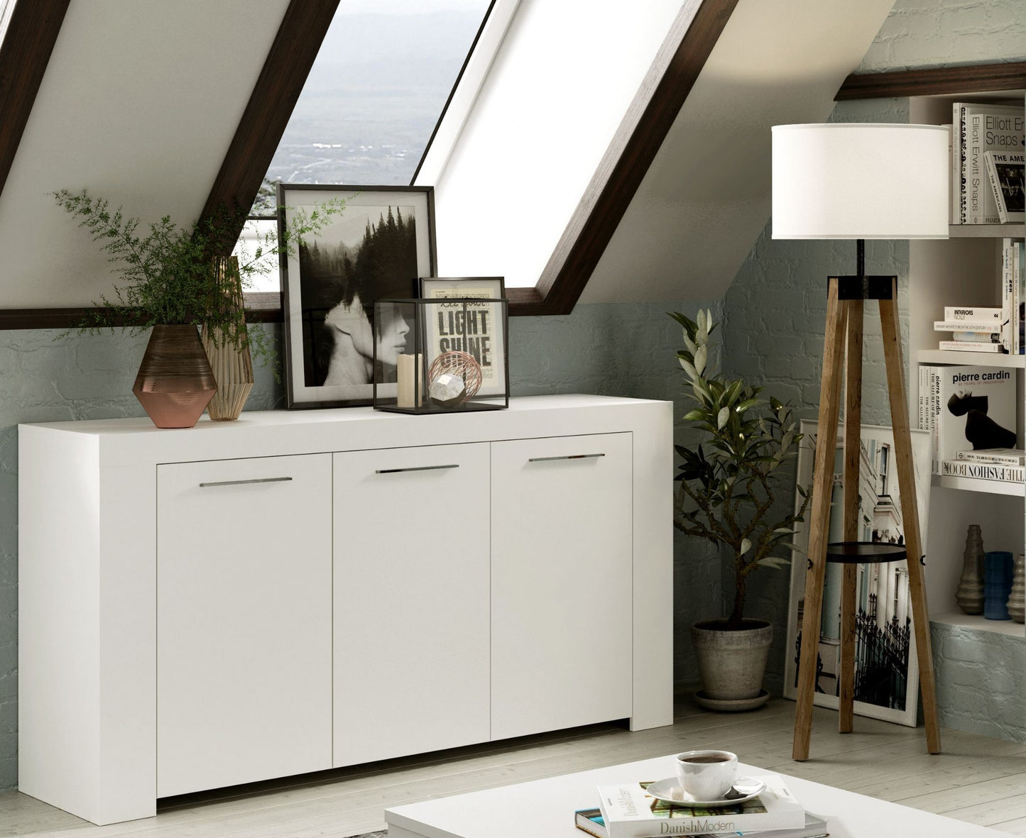 Artic White Sideboard