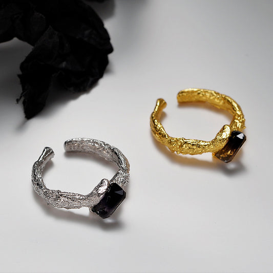 Rough Bulgey Sterling Silver Rings