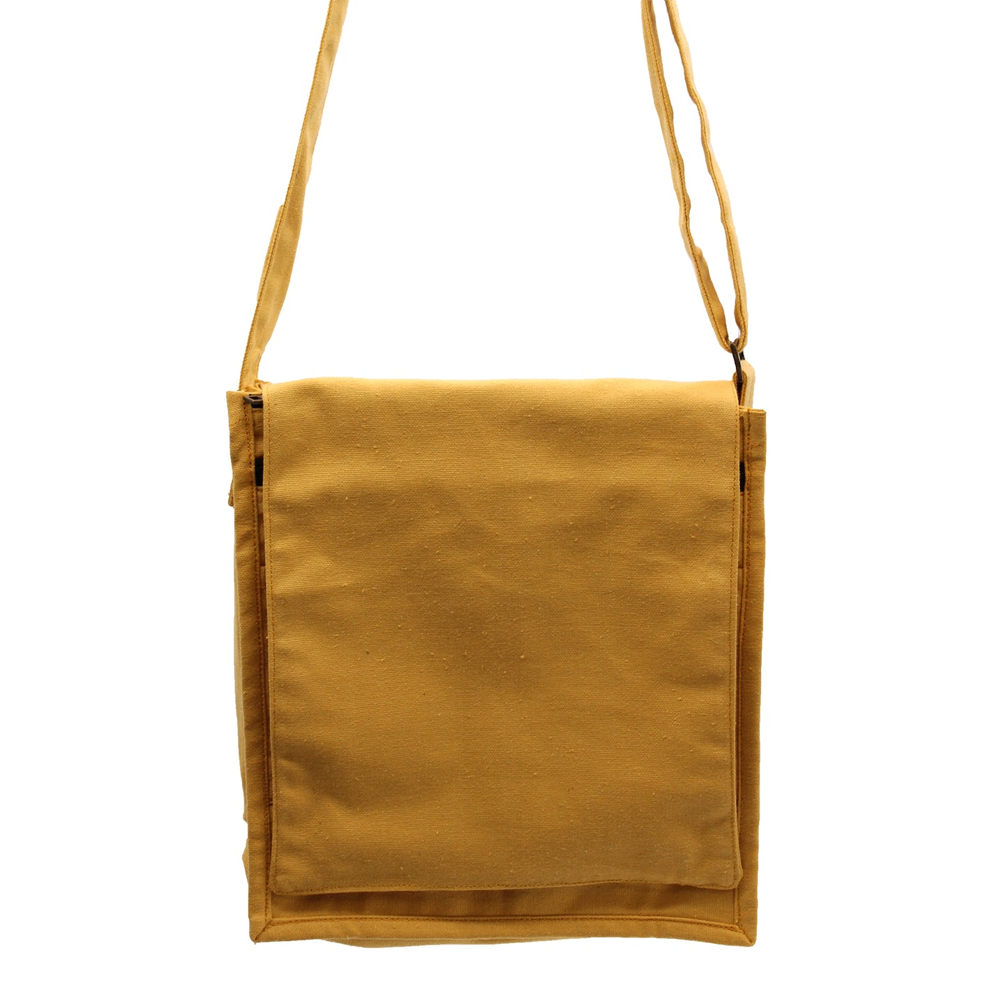 Cotton Canvas Messanger Bag - Golden Sand