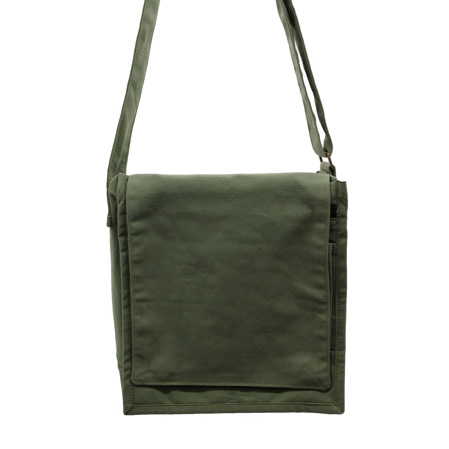 Cotton Canvas Messanger Bag - Green Tree of Life