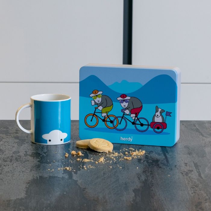 Dean's All Butter Shortbread in Herdy Cycling Tin (225g)