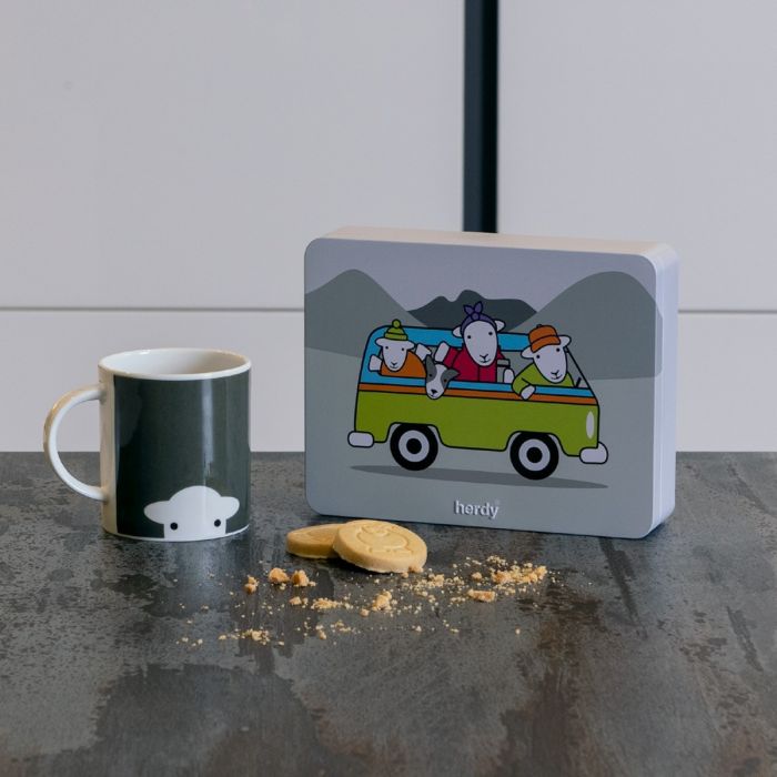 Dean's All Butter Shortbread in Herdy Campervan Tin (225g)