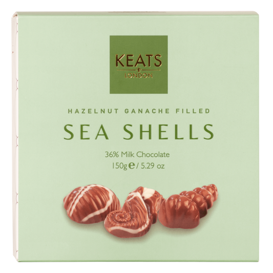 Keats Hazelnut Ganache Filled Sea Shells (150g)