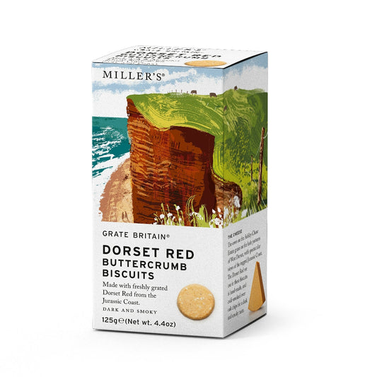 Millers Artisan Biscuits Grate Britain Dorset Red Buttercrumb Biscuits (125g)