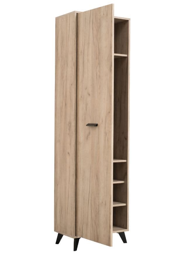 Oak Slim Wardrobe