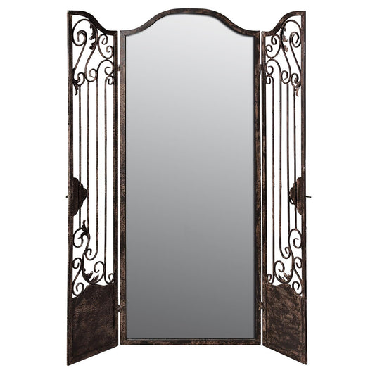 Mirrored Iron Room Divider