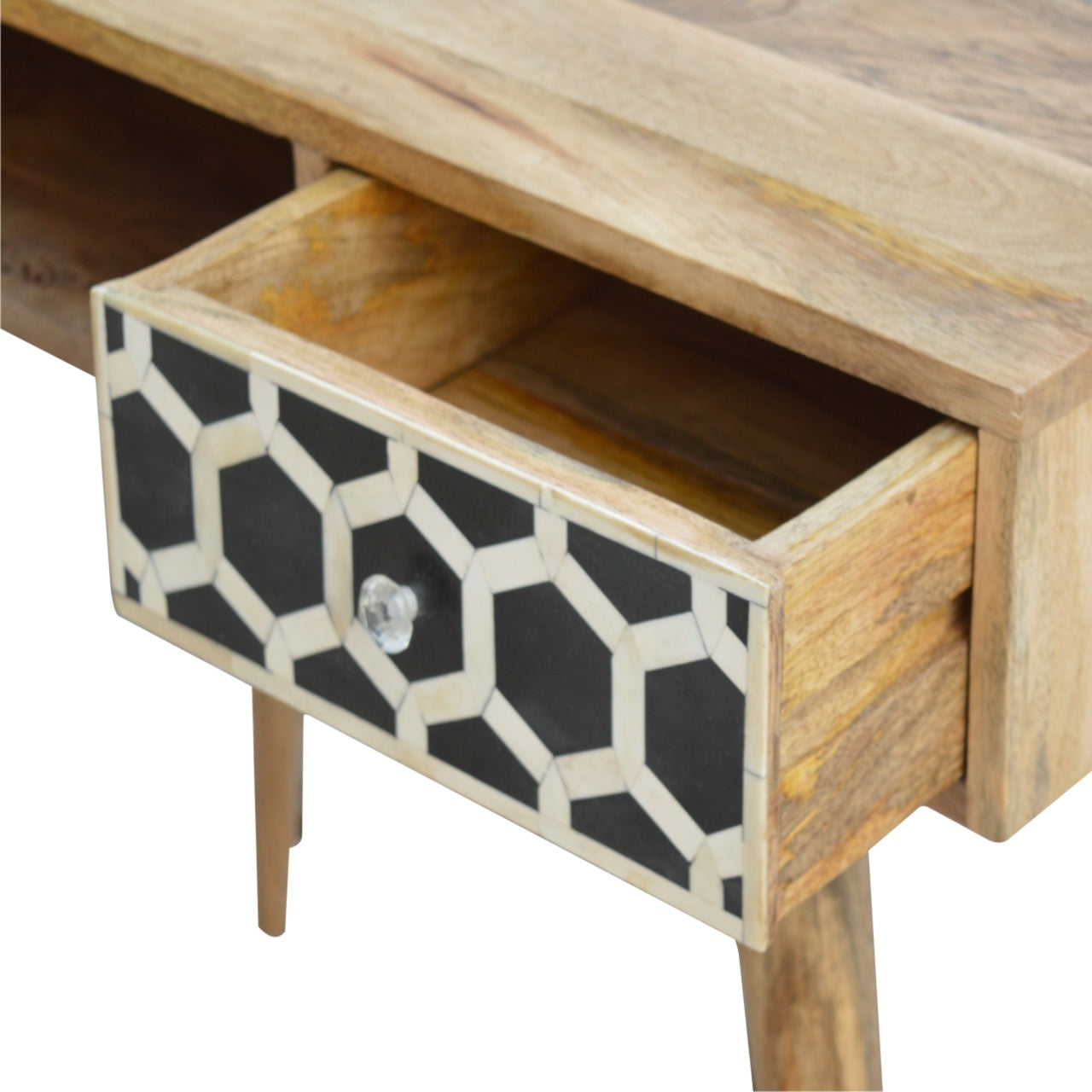 Solid Wood Bone Inlay Writing Desk