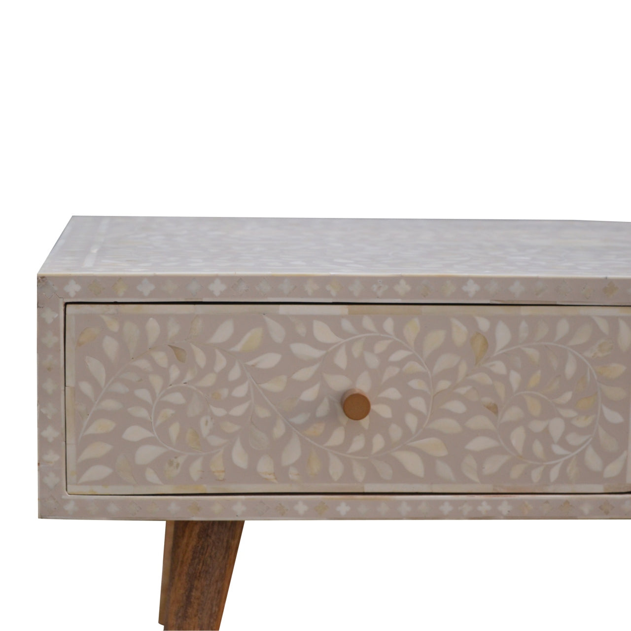 Floral Bone Inlay Coffee Table