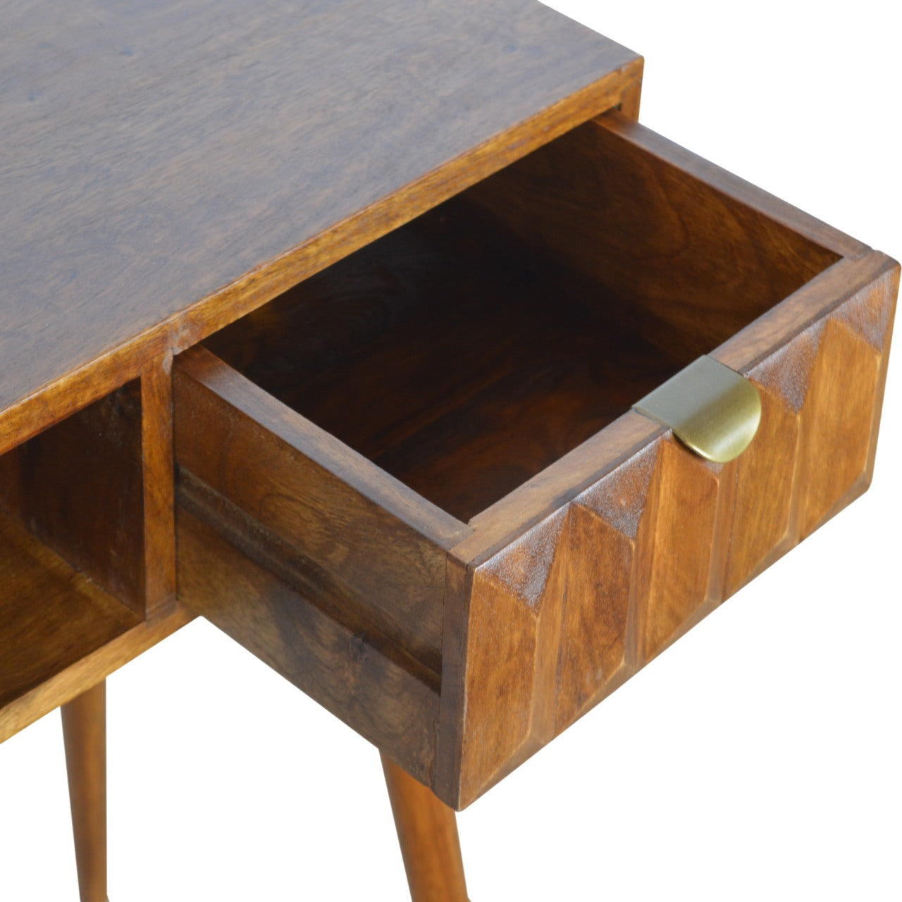 Solid Mango Wood Chestnut Prism Writing Desk