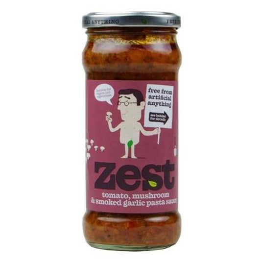 Zest Tomato, Mushroom & Smoked Garlic Pasta Sauce (340g)