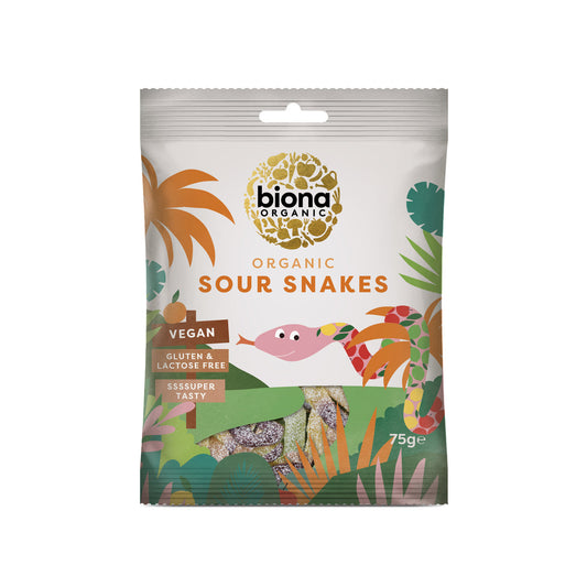 Biona Organic Sour Snakes (75g)