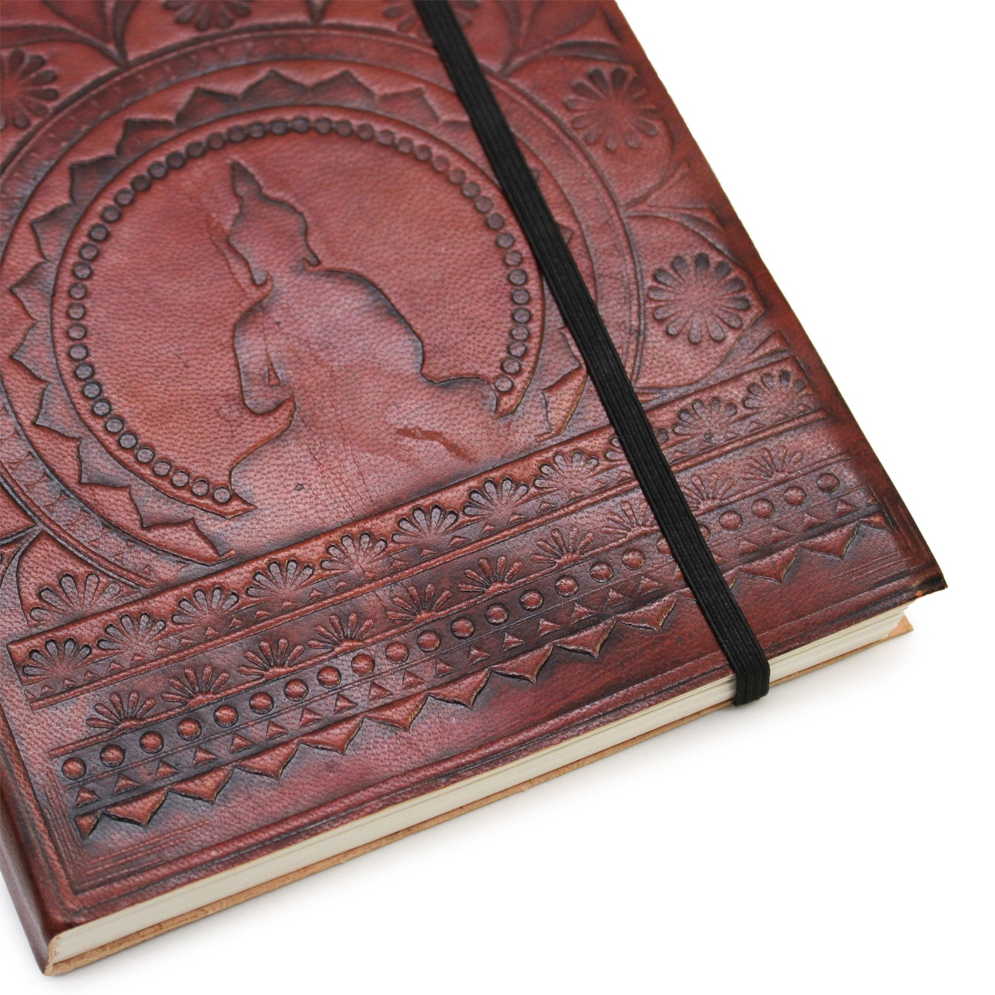 Notebook with strap - Tibetan Mandala