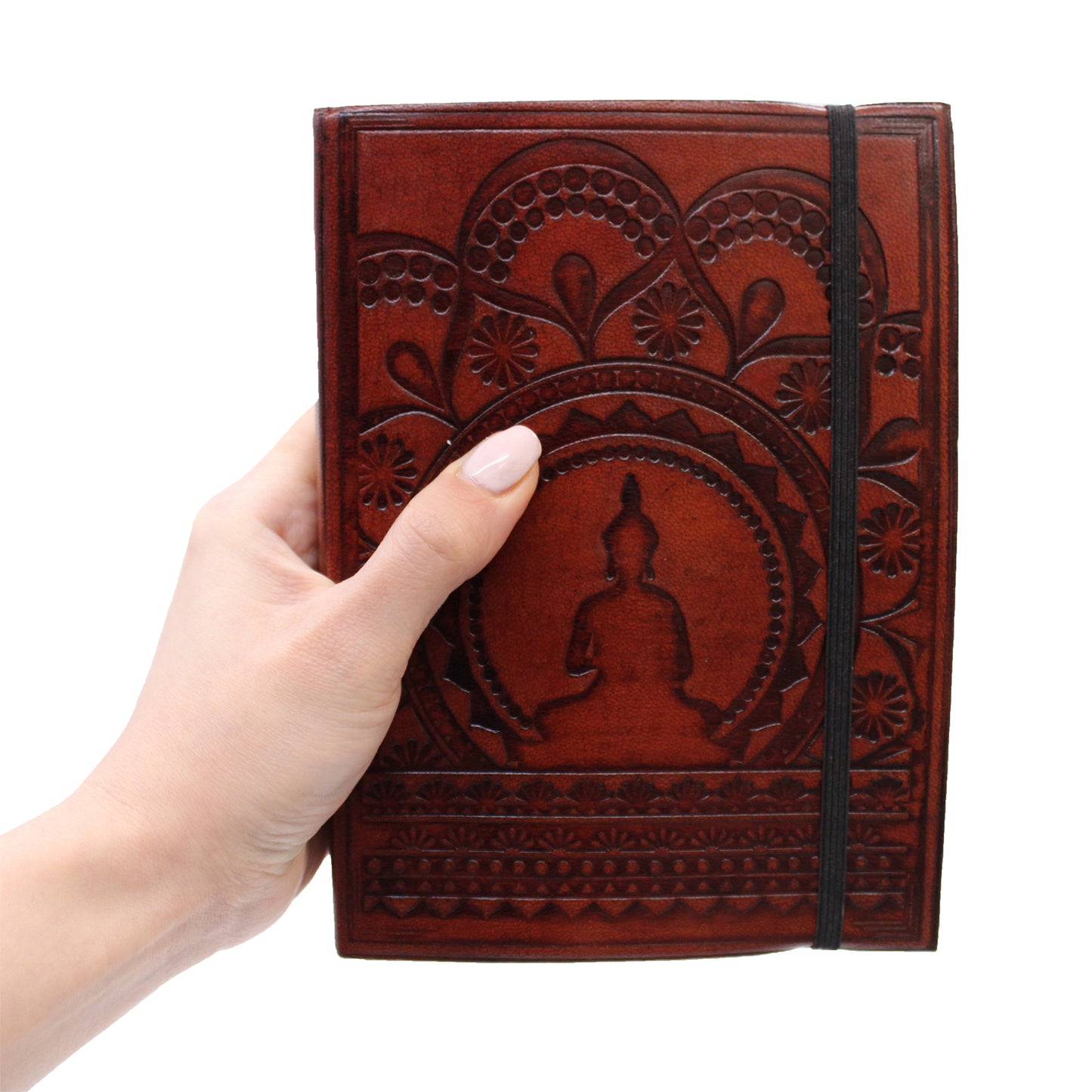 Notebook with strap - Tibetan Mandala